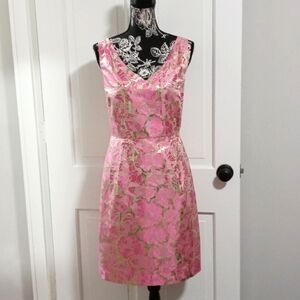 💝HTF Lilly Pulitzer💝 - Kimi Metallic Jacquard Dress
